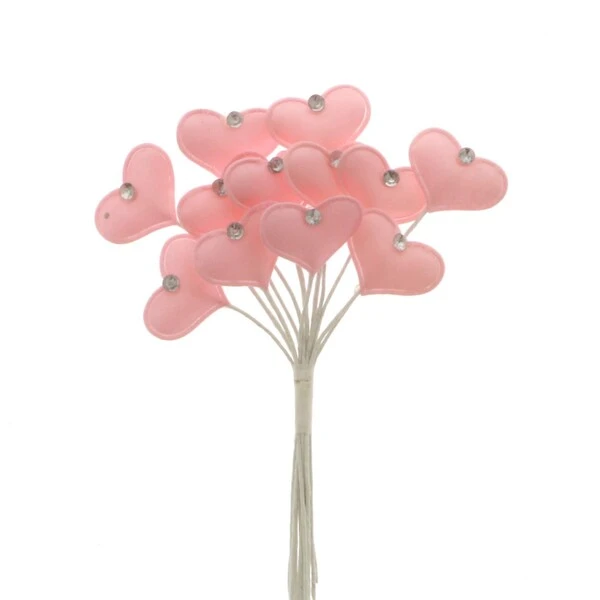 FIORI CUORE DIAMANTE SING ROSA 12 PZ