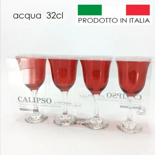 "NATALE" Calici o flute Freddy Vari Misure 4pz  