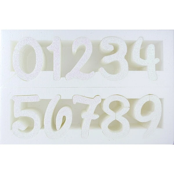 ESPOSITORE IN POLISTIROLO DA 50 NUMERI NEUTRI SPESSORE 2,5 CM, ALTEZZA 10 CM
