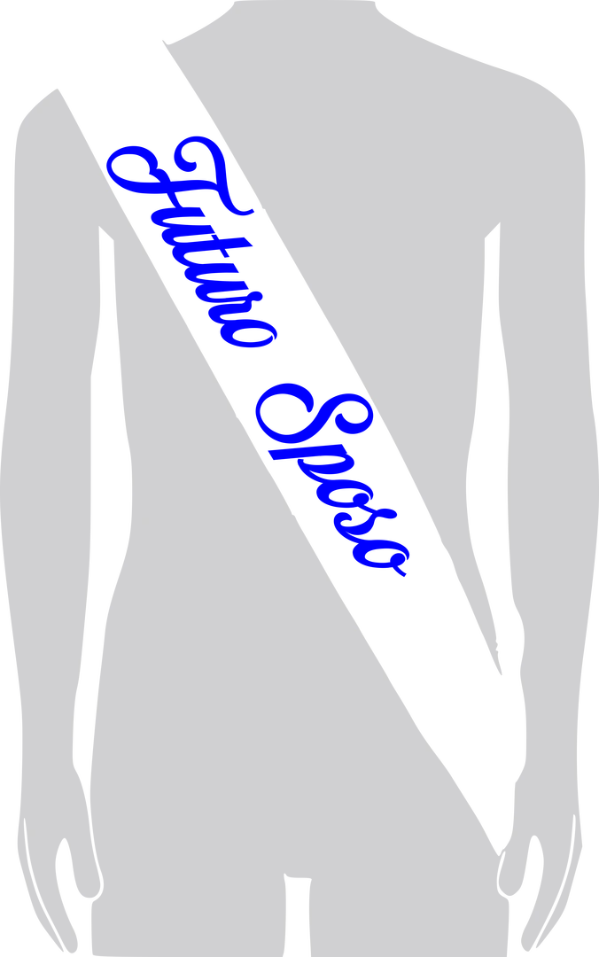 PERSONALIZZAZIONE FASCIA UOMO "FUTUTO SPOSO" BOYF007
