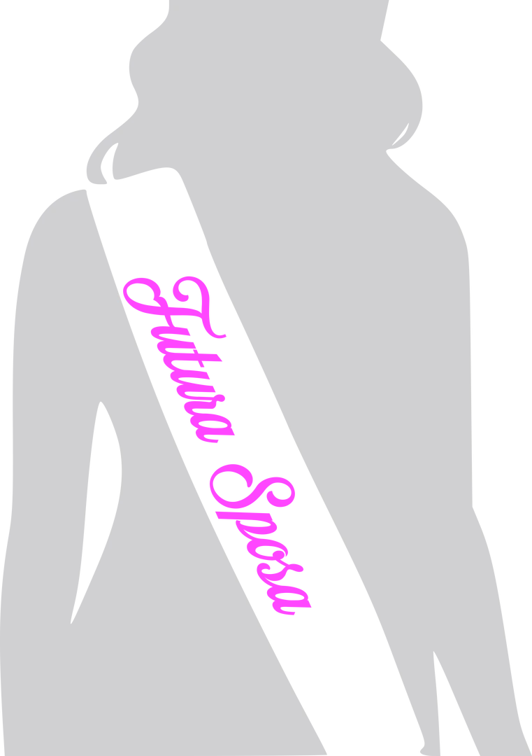 PERSONALIZZAZIONE FASCIA DONNA "FUTURA SPOSA" GIRLB007