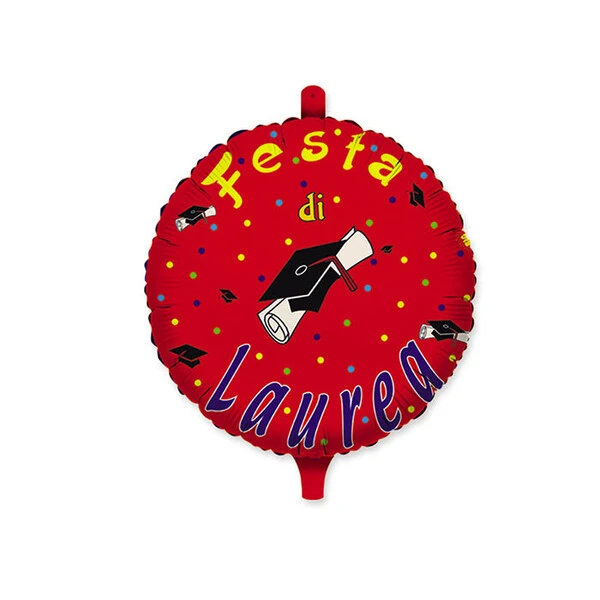 PALLONCINO FESTA DI LAUREA GONFIABILE AD ELIO (45 CM CIRCA) 1 PZ