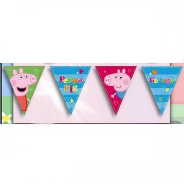 FESTONE PEPPA PUG CON BANDIERINE