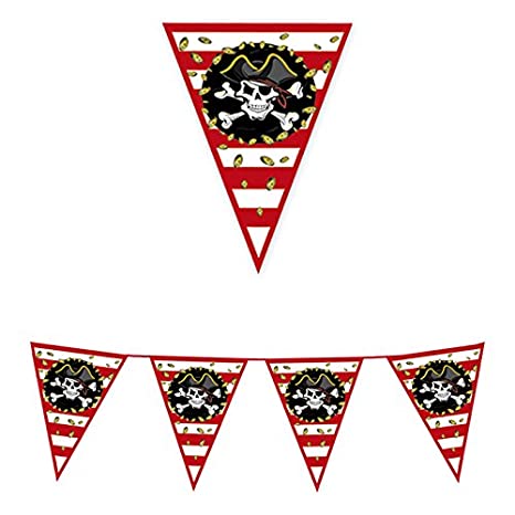 FESTONE PIRATA CON BANDIERINE