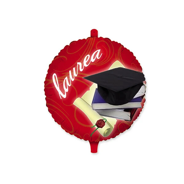 PALLONCINO LAUREA GONFIABILE AD ELIO (45 CM CIRCA) 1 PZ