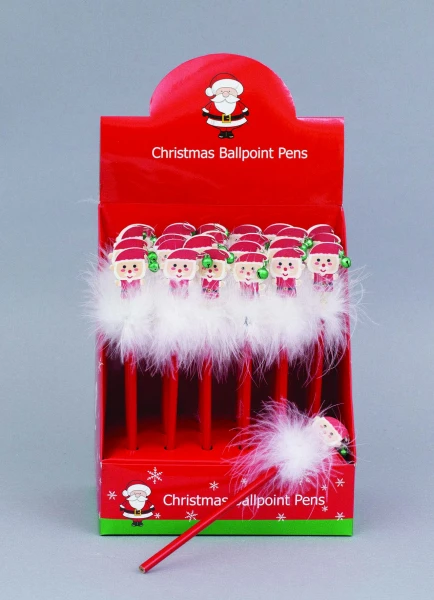 "NATALE" MATITA ABBO NATALE E PIUME CM 23