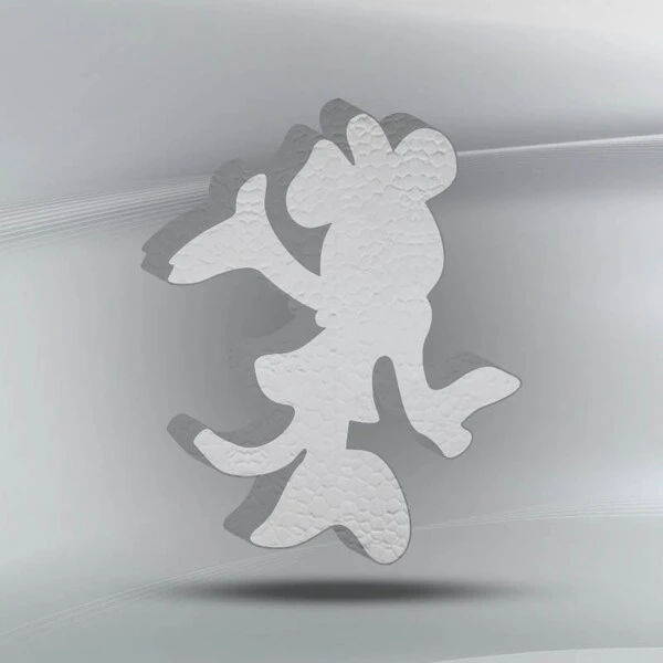 SAGOMA IN POLISTIROLO MINNIE SPESSORE 5 CM NEUTRO