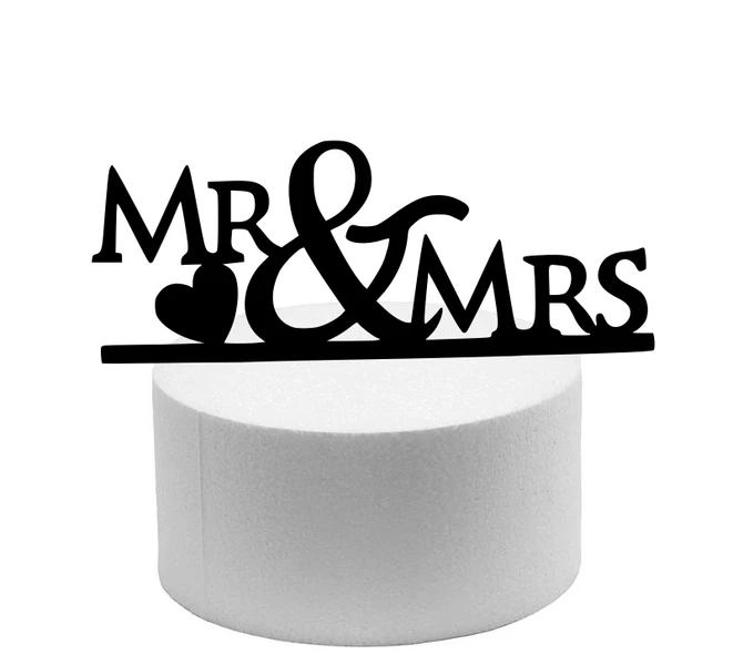SAGOMA PER TORTA IN POLISTIROLO MISTER & MISS H 20 CM