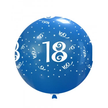 PALLONCINO MONGOLFIERA LATTICE BLU 18° PER ESTERNO ( 95 CM CIRCA) 1 PZ