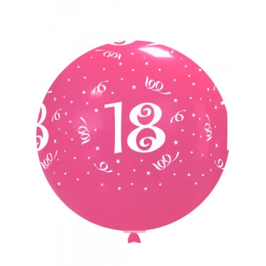 PALLONCINO MONGOLFIERA LATTICE FUCSIA 18° PER ESTERNO (95 CM CIRCA) 1 PZ