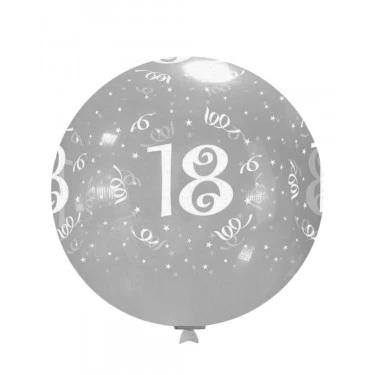 PALLONCINO MONGOLFIERA LATTICE TRASPARENTE 18° PER ESTERNO (95 CM CIRCA) 1 PZ