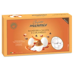 CONFETTI BIANCHI CIOCOMANDORLA SALATA AL GUSTO CARAMELLO 1 KG