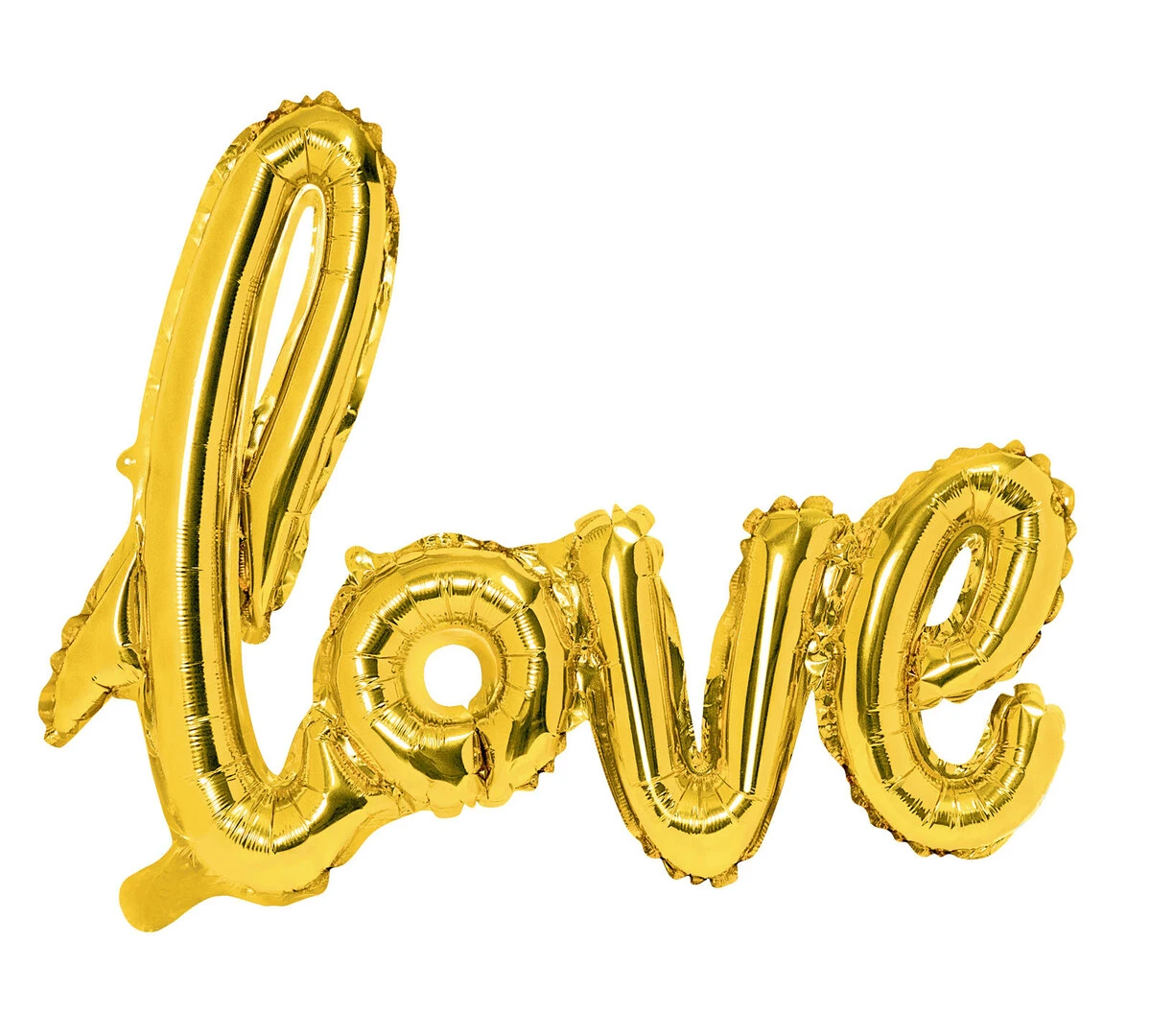 Mylar Love Gold Scritta Corsivo h84 1pz