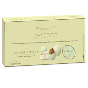CONFETTI LINEA ENZO MICCIO NUANCE PEA GREEN AL GUSTO RICOTTA E PERA 1 KG