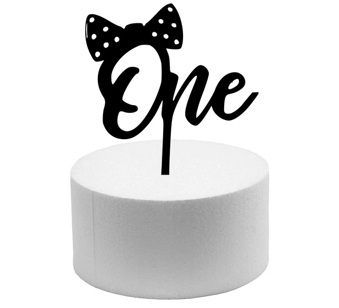 SAGOMA PER TORTA IN POLISTIROLO ONE GIRL H 20 CM