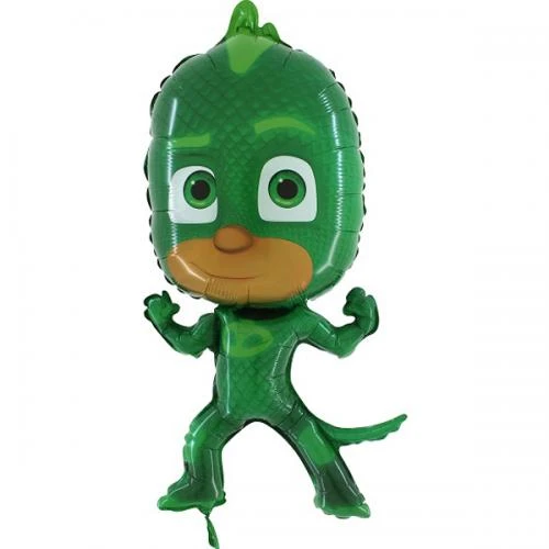 PALLONCINO PJ MASKS SAGOMA GECO GONFIABILE AD ELIO SUPER SHAPE