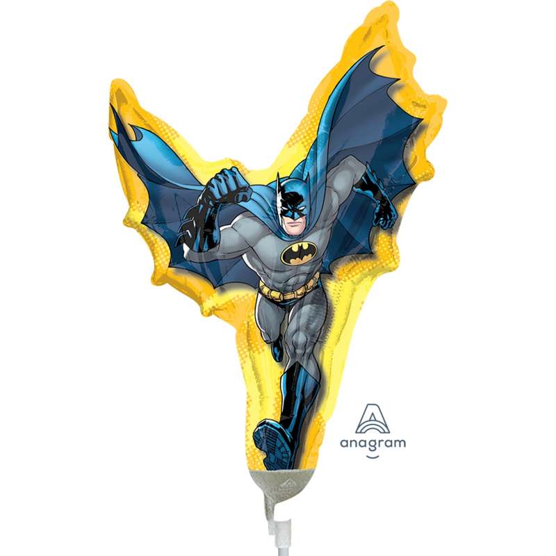 PALLONCINO IN FOIL BATMAN ACTION GONFIABILE AD ELIO (69X99 CM CIRCA)