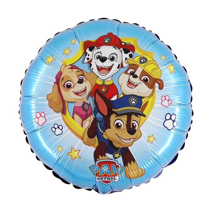 PALLONCINO IN FOIL PAW PATROL GONFIABILE AD ELIO