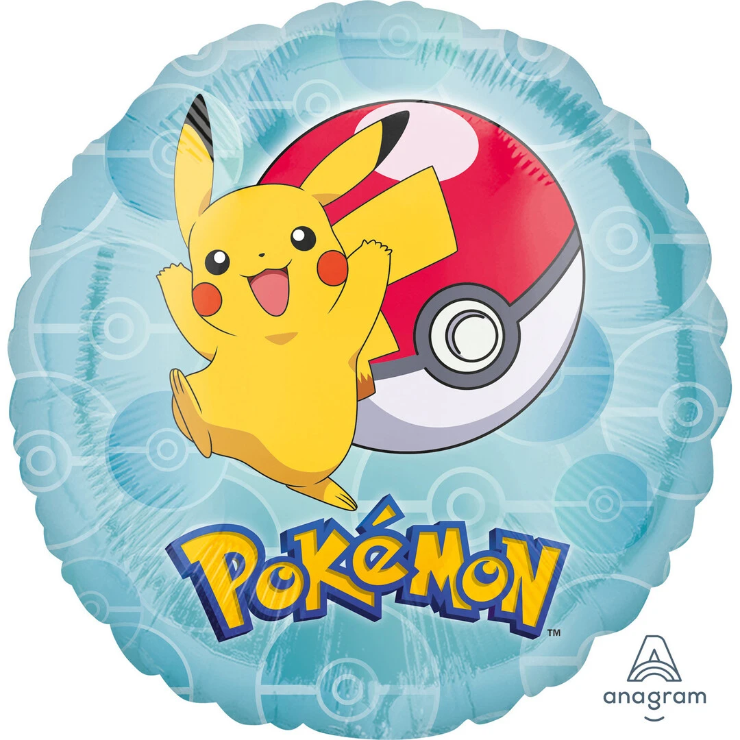 PALLONCINO IN FOIL POKEMON GONFIABILE AD ELIO (45 CM CIRCA)