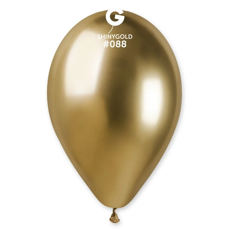 PALLONCINO LATTICE CHROME ORO 33 CM 50 PZ