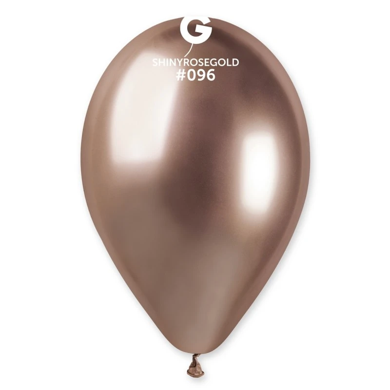 PALLONCINO LATTICE CHROME ROSA GOLD 33 CM 50 PZ