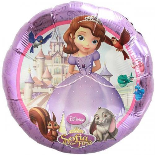 PALLONCINO PRINCIPESSA SOFIA GONFIABILE AD ELIO 45 CM