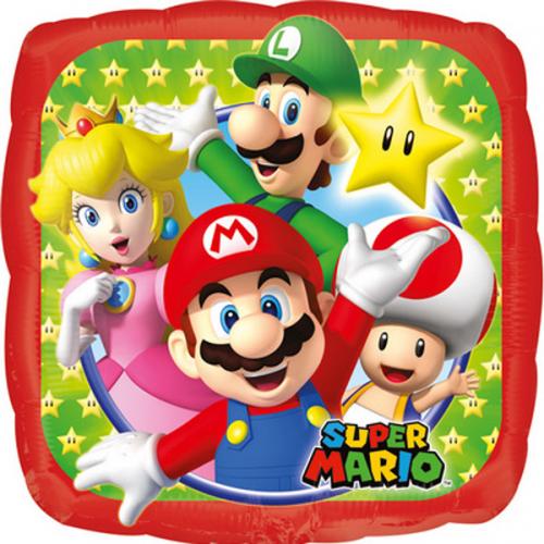 PALLONCINO SUPER MARIO GONFIABILE AD ELIO 45 CM
