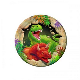 PIATTO TORTA DINOSAURI 18 CM