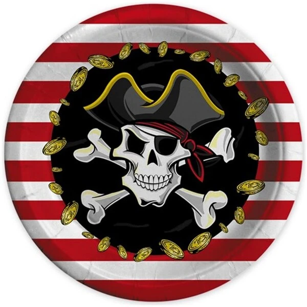 PIATTO TORTA PIRATA 18 CM