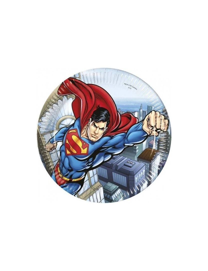 PIATTO SUPERMAN 23 CM