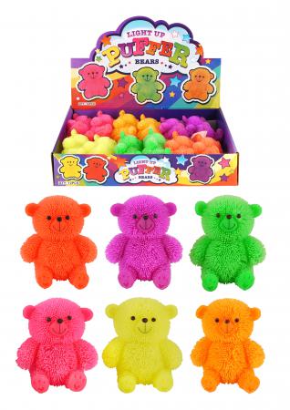 PELUCHE PUFFER ORSETTO CON LUCE! 1 PZ