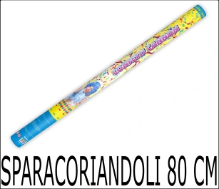 tubo sparacoriandoli 80 cm
