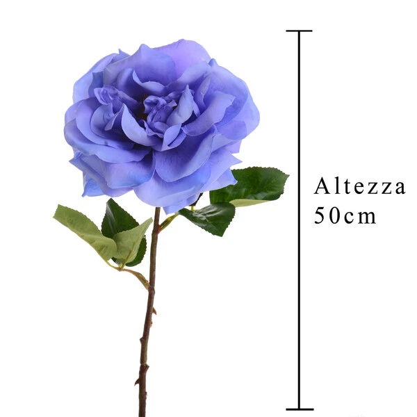 FIORE ROSA APERTA 50 CM