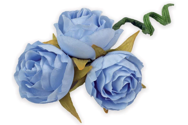 FIORI ROSELLINA AZZURRA 12 PZ