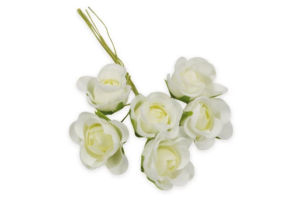 FIORI ROSELLINA BINCA 12 PZ
