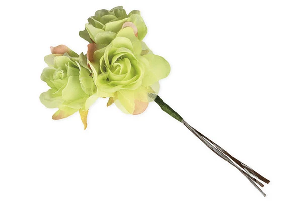 FIORI ROSELLINA VERDE 12 PZ