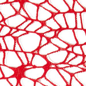 RETE XL PER BOMBONIERE 25 X25 CM ROSSO 20 PZ