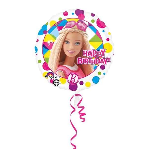 PALLONCINO BARBIE GONFIABILE AD ELIO 45 CM