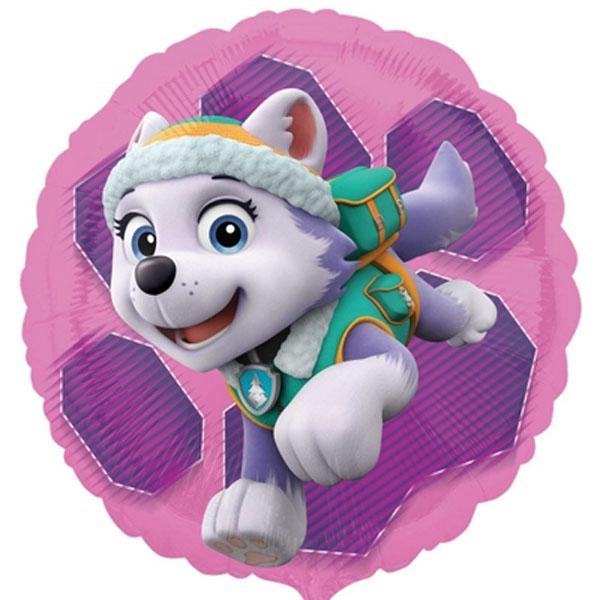 PALLONCINO PAW PATROL PINK GONFIABILE AD ELIO 45 CM
