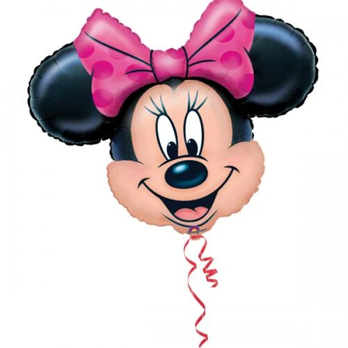 PALLONCINO SAGOMA TESTA MINNIE GONFIABILE AD ELIO SUPER SHAPE
