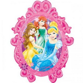 PALLONCINO SAGOMA SPECCHIO PRINCIPESSE GONFIABILE AD ELIO SUPER SHAPE