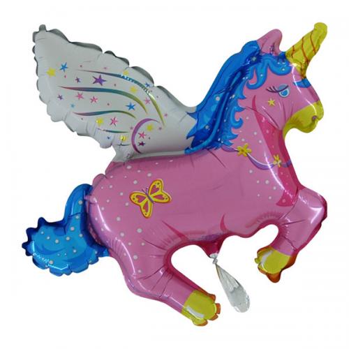 PALLONCINO SAGOMA UNICORNO GONFIABILE AD ELIO SUPER SHAPE