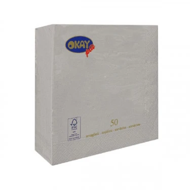 TOVAGLIOLO ARGENTO 25X25 CM