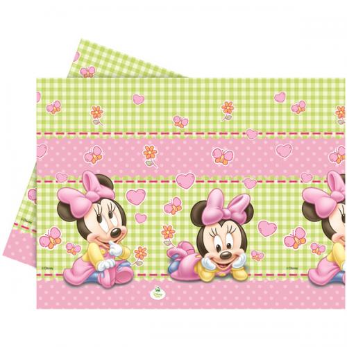 TOVAGLIA IN PLASTICA BABY MINNIE 180X120 CM