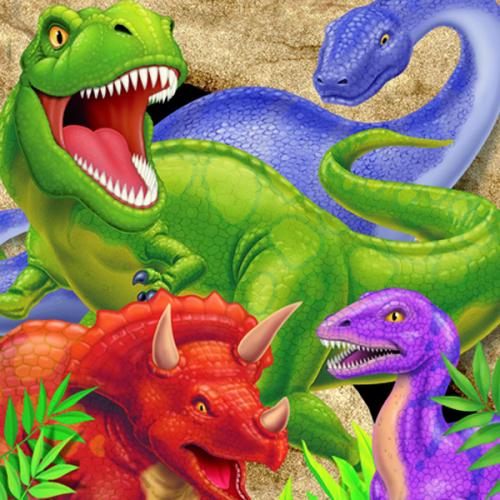 TOVAGLIA DINOSAURI 120 CM X 180 CM