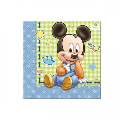 20 TOVAGLIOLI BABY TOPOLINO 33X33 CM