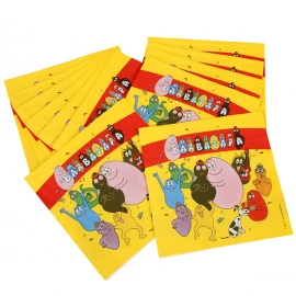 TOVAGLIOLO BARBAPAPA 33 CM   20 PZ