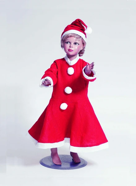 "NATALE" VESTITO BABBO NATALE BIMBA