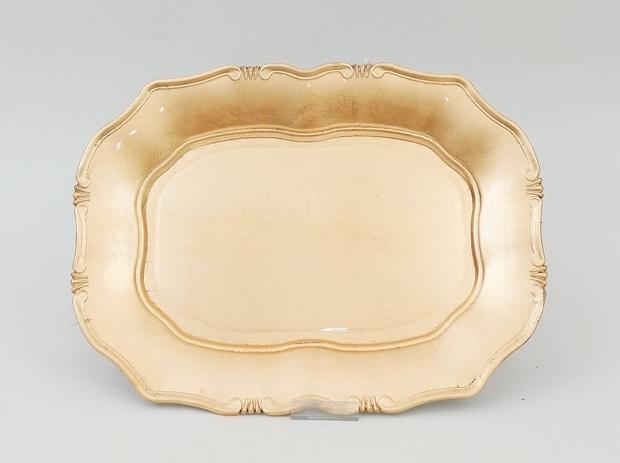 "NATALE" Vassoio Oro Cm 43  