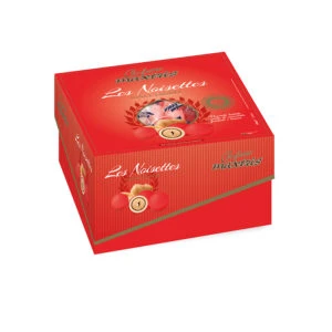 CONFETTI VASSOIO LAUREA CNOISETTES ROSSO INCARTATO SINGOLARMANTE 500 GR